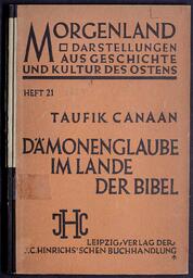 Dämonenglaube im lande der Bibel (Belief in demons in the land of the Bible)